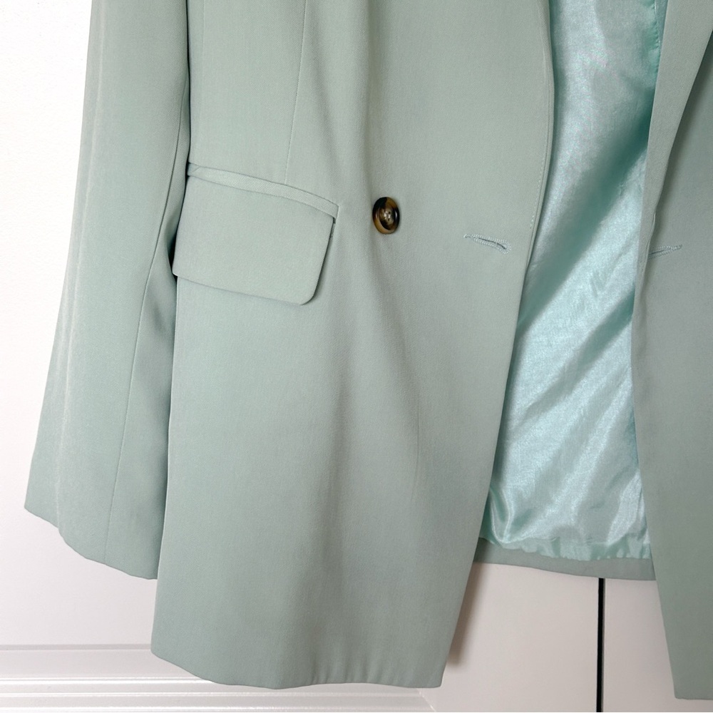 Bacio Mint Green Blazer – Pastel Workwear & Spring Layering Jacket - Picture 9 of 13